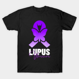 Ribbon of the lupus warrior T-Shirt